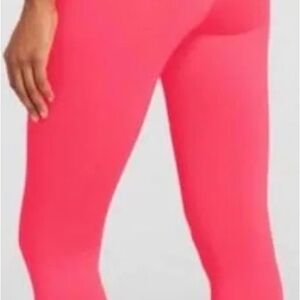 Alo Yoga 7/8 High Waist Air Lift Legging Pink Coral Size L